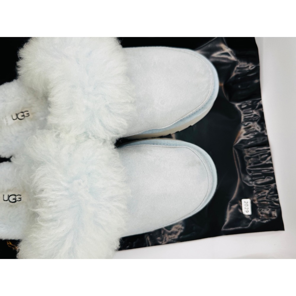 UGG Disquette Chalet Reef Blue Platform Slipper 1173000 Size 11